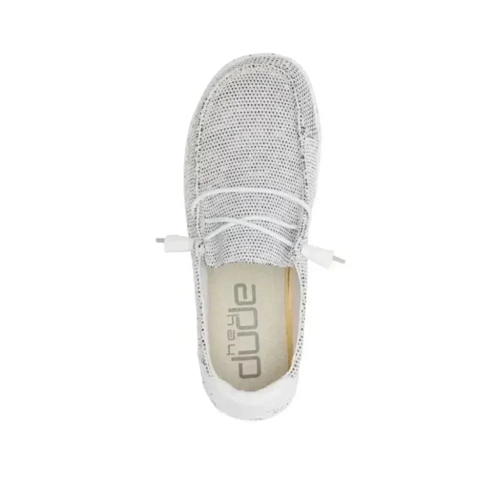 Hey Dude Wendy Sox stone white Sz 8 Euc - Picture 13 of 13